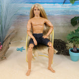 Sandy Blonde Saran Doll Hair