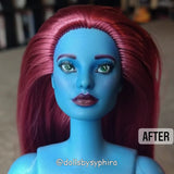 Sangria Nylon Doll Hair