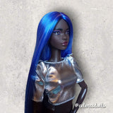 Sapphire Nylon Doll Hair