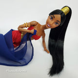 Shadow Saran Doll Hair