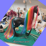 Rainbow Nylon Doll Hair Pack