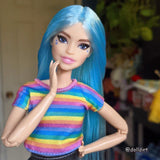 Summer Sky Nylon Doll Hair