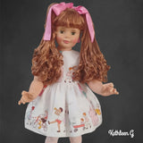 Sunset Auburn 2-Shade Nylon Doll Hair