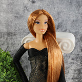 Tiger's Eye Metallic Nylon Doll Hair