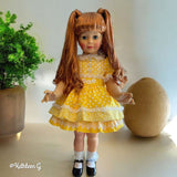 Tiger's Eye Metallic Nylon Doll Hair