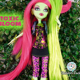 Toxic Bloom Nylon Doll Hair Duo