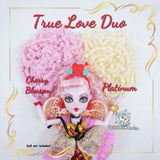 True Love Curly Nylon Doll Hair Duo Pack
