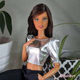 Warm Cocoa Saran Doll Hair