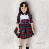 Warm Cocoa Saran Doll Hair