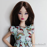 Warm Cocoa Saran Doll Hair