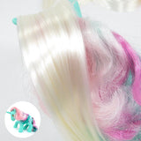 Platinum Blonde Nylon Doll Hair