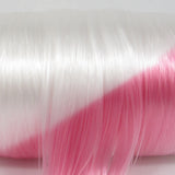 White to Pink UV Doll Hair